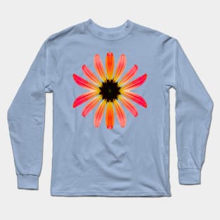Pretty Multicolored Daisy Long Sleeve T-Shirt